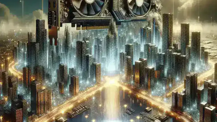 "Image of the Nvidia GeForce RTX 5050 graphics card showcasing its sleek design and advanced cooling system, featured in the article 'Nvidia GeForce RTX 5050: GPU RTX 50 Seri Terjangkau Meluncur!' highlighting its affordability and performance for gamers."