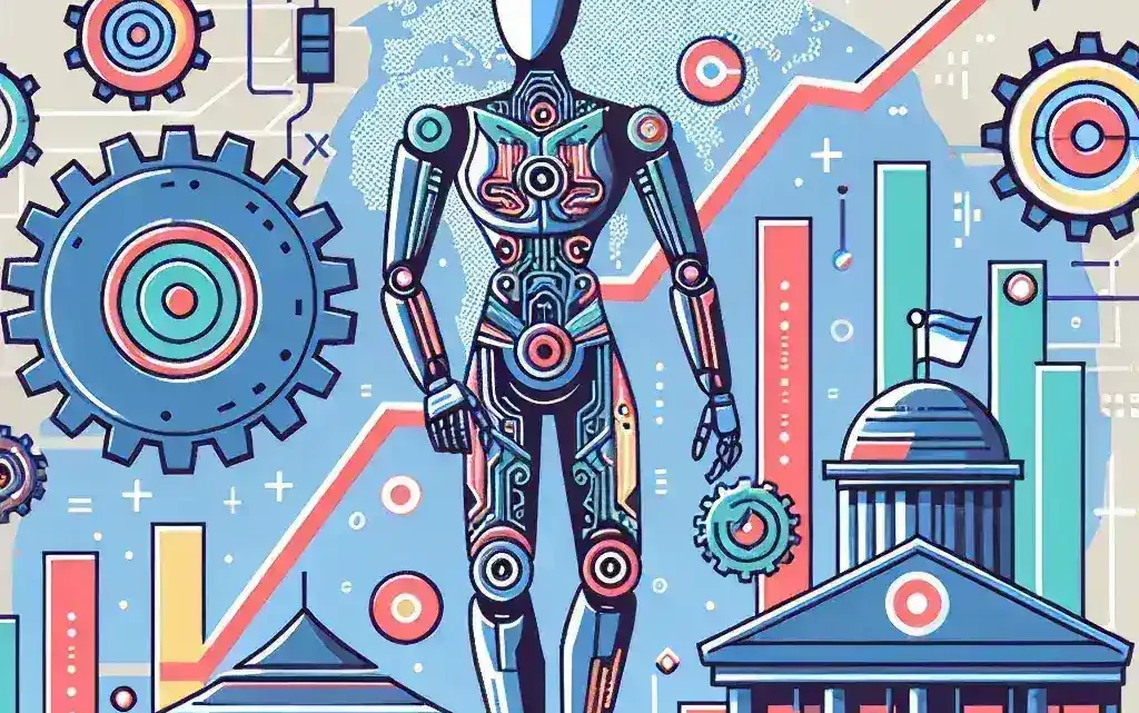 "Diagram analisis laporan AWS menunjukkan bahwa 52% perusahaan besar di Indonesia menggunakan AI untuk meningkatkan efisiensi operasional."