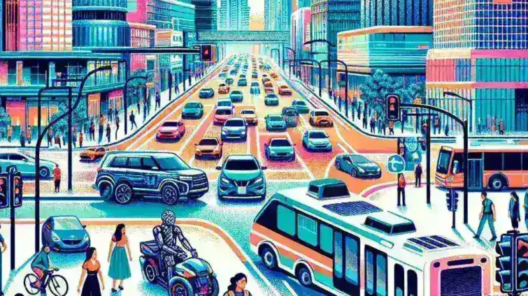 "AI-based traffic accident detection system trial in Surabaya, Indonesia, showcasing advanced technology for improving road safety and traffic management."