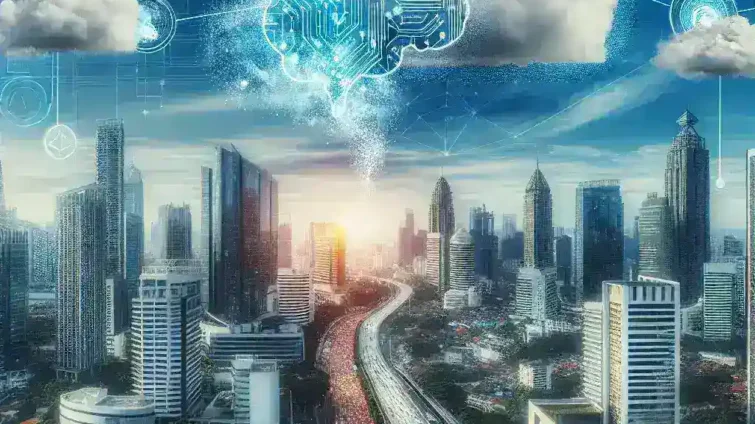 Alt text: "Microsoft invests $1.7 billion in Indonesia's cloud and AI sectors, showcasing their commitment to digital transformation and innovation in the region."