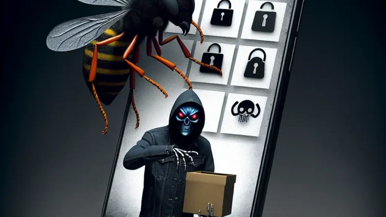 "Ilustrasi aplikasi berbahaya yang dapat mencuri foto di ponsel, menunjukkan peringatan tentang risiko privasi dan keamanan data pengguna."