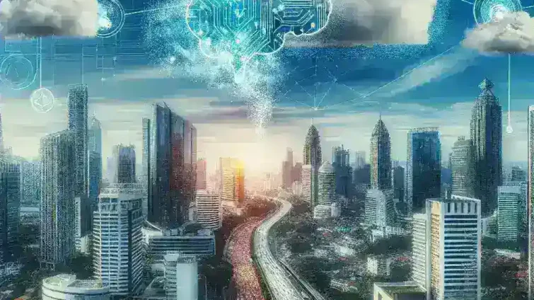 Alt text: "Microsoft invests $1.7 billion in Indonesia's cloud and AI sectors, showcasing their commitment to digital transformation and innovation in the region."
